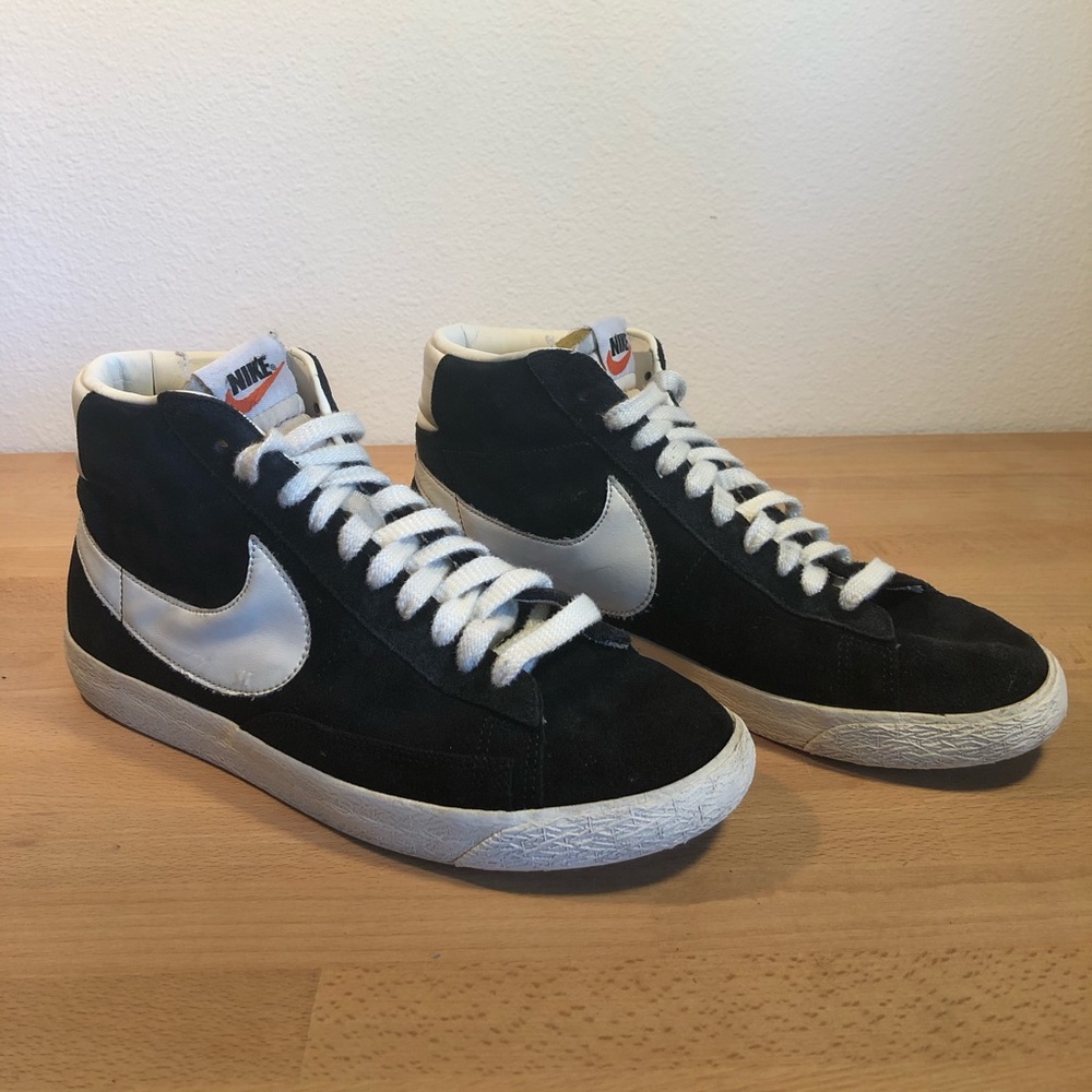 Nike Blazer Mid Vintage - size 10 (black/white)